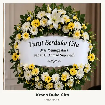 Krans Bunga Duka Medan Barat